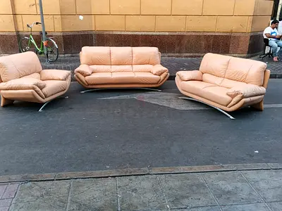 leather sofa