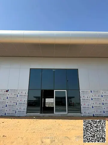 A very large commercial showroom for rent in Al Bahia, Ajman | Suitable for various commercial and service activities