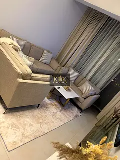Furnished 1BR | Amal Tower | Balcony & City View