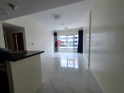 1 bedroom without balcony with big window in hall and master room cover parking road view