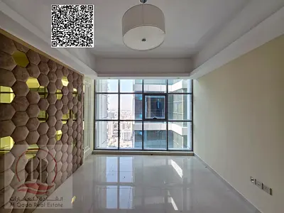 فرصة إعادة بيع | شقة غرفتين وصالة بمطبخ مفتوح في أبراج غلفا بالراشيدية 1