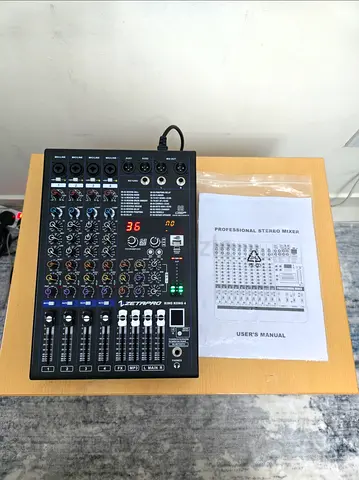 Zetapro Professional 4-Channel Audio Mixer - Compact and Clean Condition
