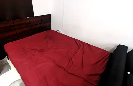 Queen size Bed + Mattress + Bed side table