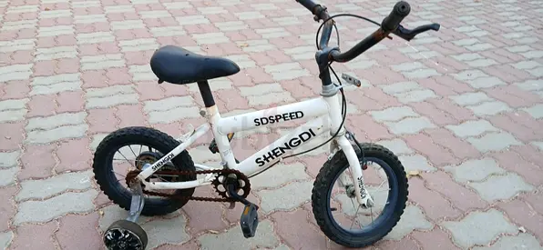 Used Kids Bicycle with Training Wheels