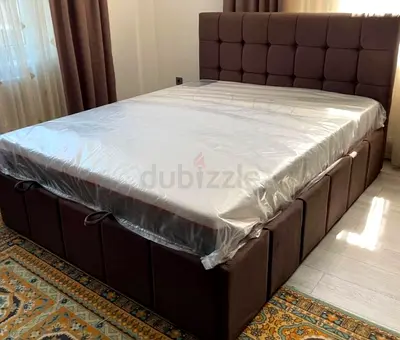 Dark brwon colour king size 180*200 king size bed with hydraulic storage