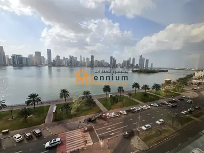 Premium Office for Rent in Al Majaz 1, 2400 Sqft, 5 Rooms & Open Space, Waterfront View, Free AC, AED 120,000 Yearly, 2 Cheques