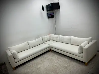 Looks great condition crate&barrel corner sofa