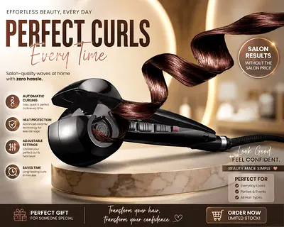 Automatic Hair Curler - Used, Good Quality, Affordable, Best results