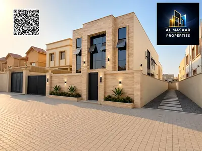 A prime location on a main street, ready to serve you. A villa in Al Muwaihat 1, near Nesto, with a