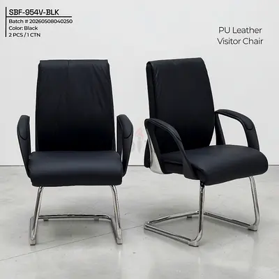 Brand New Executive Leather Visitors Chair