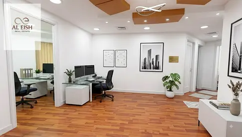 Office for Rent in BurJuman | 1,236 SQFT | Chiller Free | Next to Sharaf DG Metro | Semi-Fitted