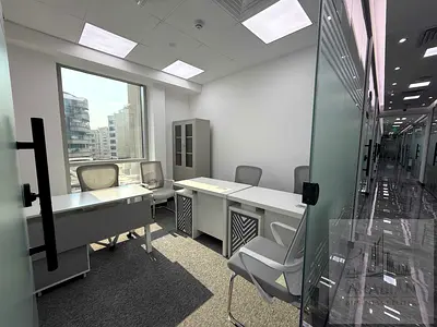 Furnished and Serviced Office Near Sharaf DG Metro | Window View | Ready to Move | 3–4 Persons