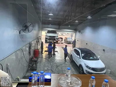 🚗💦 مغسلة سيارات + تغيير زيوت– عجمان الراشدية 1 💦🚗