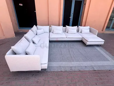 Perfect Condition IKEA Sodhremn U Shape Sofa Beige