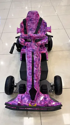Four-Wheeled Electric Drift Scooter For Kids | LED Lights | Bluetooth Speaker | Handbrake | 3 Speeds