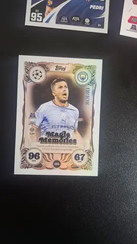 Topps UEFA Champions League - Rodri special rare card