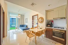Burj view | Rented | High floor | Unfurnished