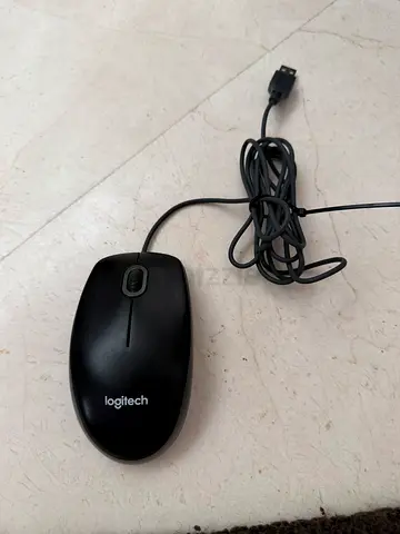 Used Logitech Wired USB Optical Mouse - Black
