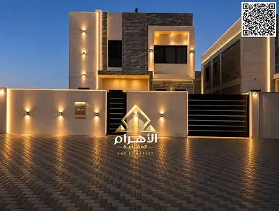 فيلا فاخرة للبيع – 3 غرف نوم رئيسية – قريبة من المسجد والخدمات، تشمل رسوم التسجيل والملكية مع مساحة للفناء