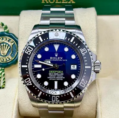 Rolex Sea-Dweller Deepsea Blue and Black James Cameron Dial 1:1 Clone Watch With Box