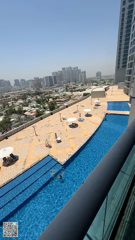 Built-in wardrobes - Parking - Swimming pool - One-bedroom apartment for annual rent - Ajman Corniche