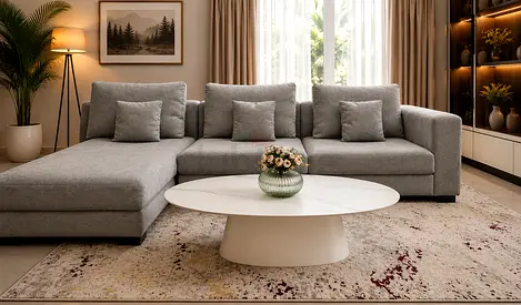 THE ONE GNOCCHI COFFEE TABLE STONE TOP