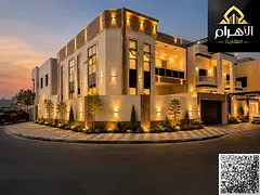 For Sale: Modern (Corner) Villa on the corner of two streets in Al Yasmeen area, Ajman. Strategic lo