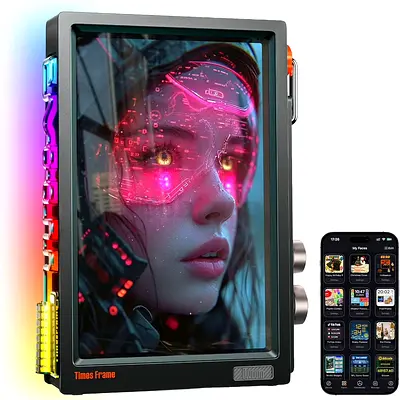 Divoom Times Frame – 10.1" WiFi 6 Digital Picture Frame & Smart Desk Display