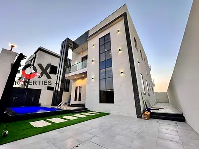 Furnished 4 Master Bedroom Villa for Annual Rent in Al Bahia, Ajman | Private Pool | Majlis & Living Room | AED 130,000