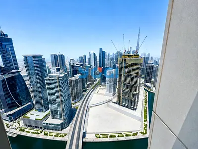 Spacious 2BR + Maid | Canal & Burj View