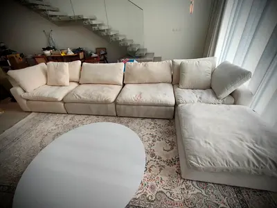 Beige color marina home modular sofa