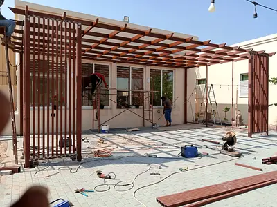 Car parking shed pergola canopy