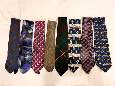 Collection of Assorted Silk Neckties