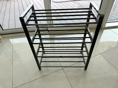Metal Shoe Rack - 5 Tier, Black