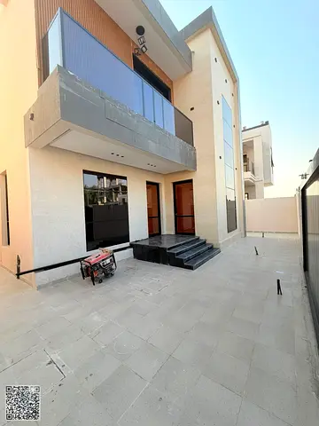 For sale: Super deluxe villa in Al Helio area, Ajman, on Mohammed Bin Zayed Road