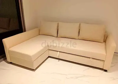 L shape sofa bed with storage