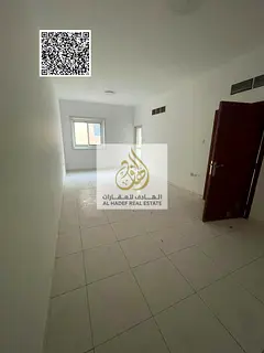 One-bedroom apartment with a living room for annual rent in Al Rashidiya 3 area