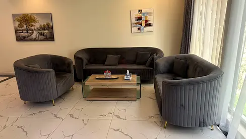 3 Pcs Sofa Set + Coffee table