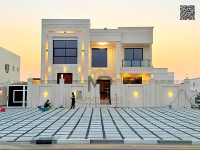 Luxury villa for sale in Al-Raqayeb, for UAE nationals only | 6 master bedrooms + swimming pool + j