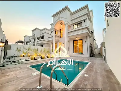 بحديقة خضراء ومسبح| تملك فيلا فاخرة بالياسمين عجمان | 6 غرف ماستر G+2 |لقطة بسعر شامل الكهرباء والمياة ورسوم التسجيل