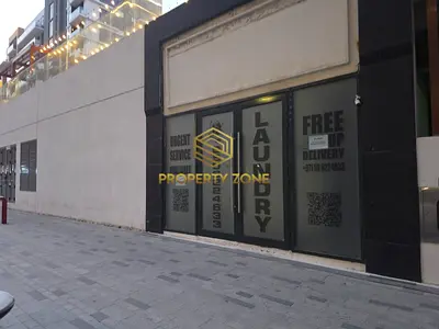 Fully Fitted Shop for Rent in Azizi Riviera, Meydan | 320 Sq. Ft. | Street View