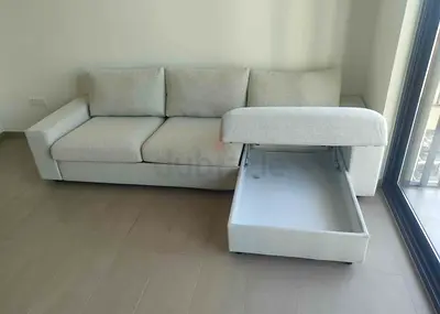 IKEA vimle L Shape Sofa Bed Beige