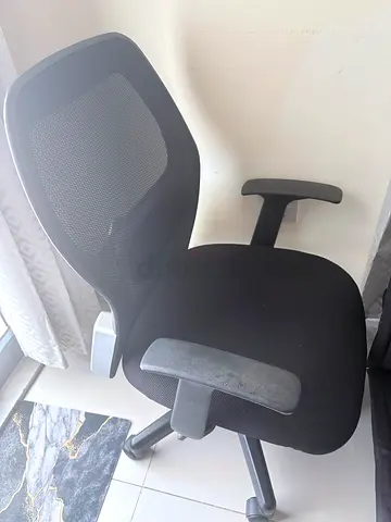 Ergonomic Black Mesh Office Chair with Armrests