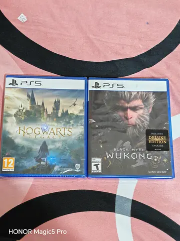 PS5 games: Hogwarts Legacy & Black Myth Wukong (sealed)