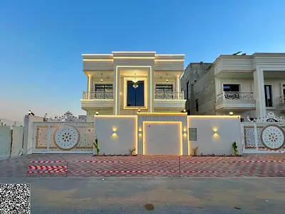 فيلا طابقين وروف وجهه حجر 5 غرف نوم ماستر شامل رسوم التسجيل