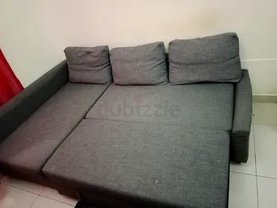 L shape Sofa Cum bed from IKEA good condition for sale