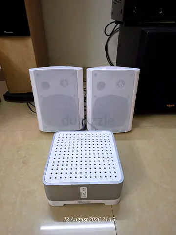 Sonos Amp+ Herdio 5” Waterproof Speakers (Pair) + Wall Mounts