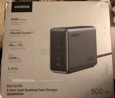 UGREEN Nexode 500W 6-Ports Type C Charging Station,