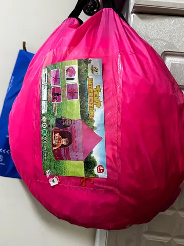 Foldable Pink Play Tent Castle for Kids - New in Bag
