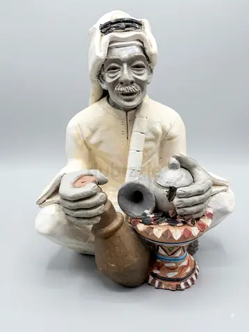 Ceramic man figurine 28cm height
